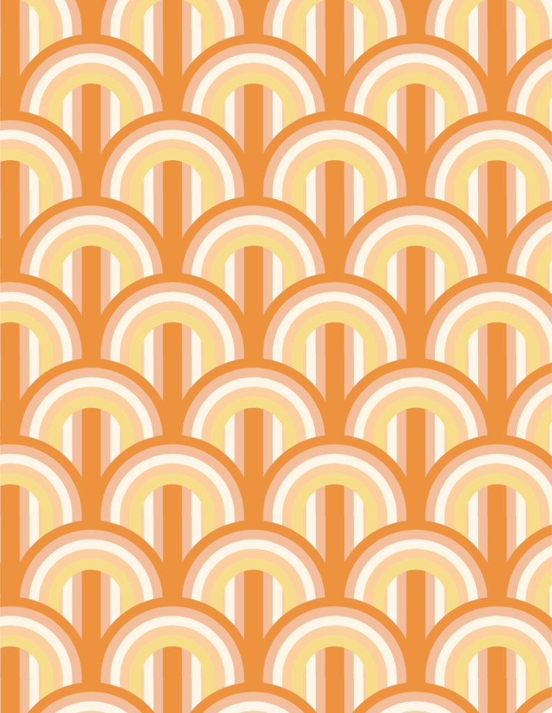 Just Groovin seamless surface pattern design collection by Ashes + Ivy Studio