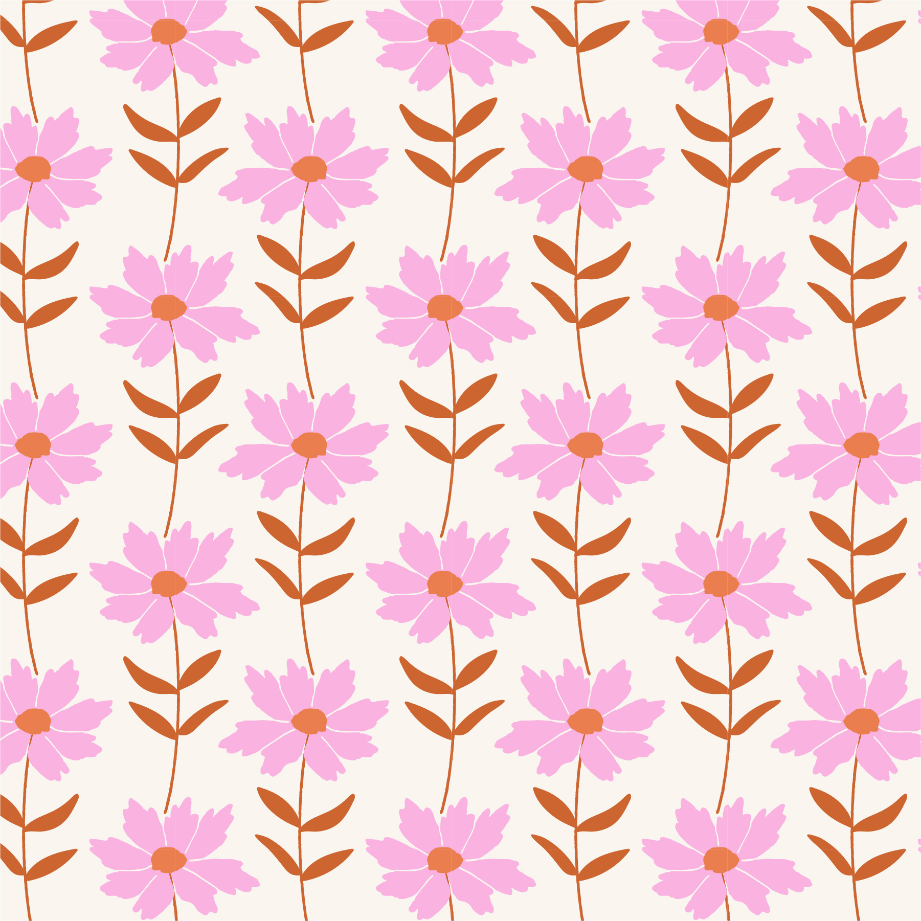 Shrooms, Bugs, & Blooms seamless repeating pattern collection by Ashes + Ivy Studio. Fabric and wallpaper licensing. Collection of mushroom seamless repeating patterns.